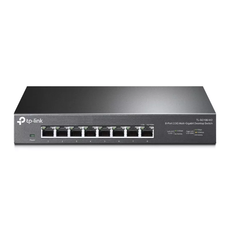 TP-Link TL-SG108-M2 V3.0 8-Pordine 2.5G Multi-Gigabit Haldamata Lüliti