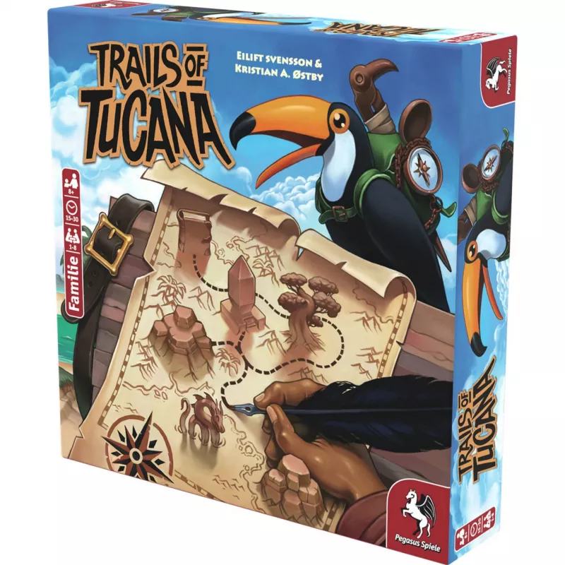 Trails of Tucana – flip & write lauamäng
