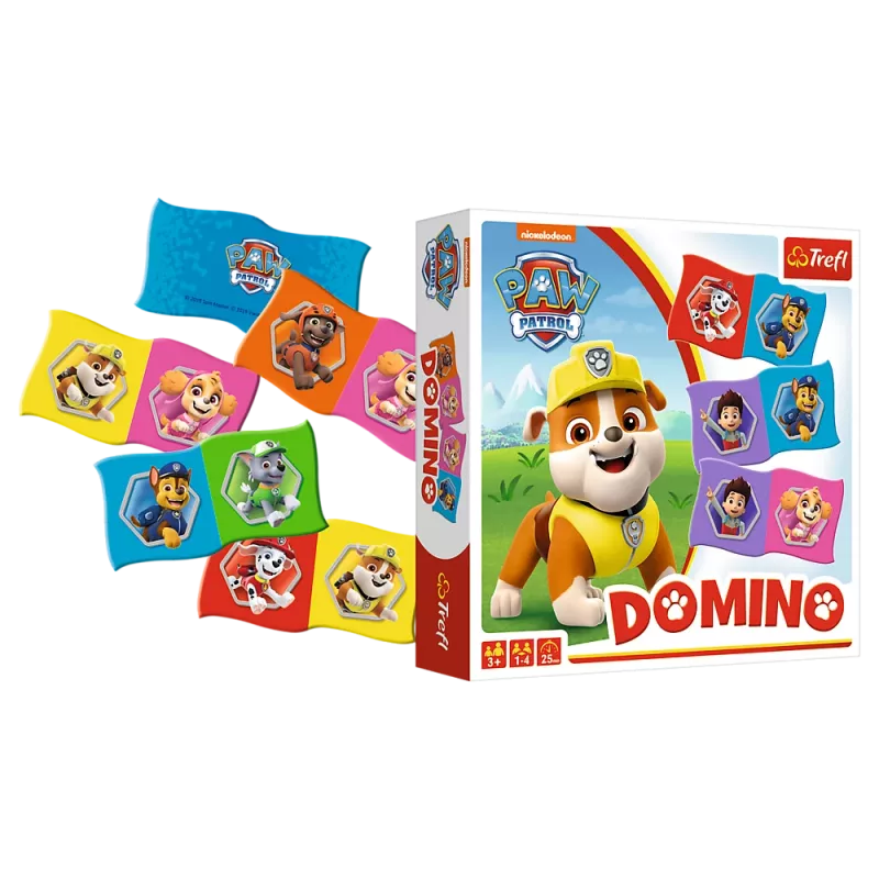 TREFL GRY Domino Paw Patrol – Hariv mäng lastele