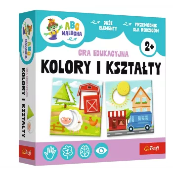 TREFL GRY Õppemäng Värvid ja Kujundid ABC Väikelastele Treflik Family Trefl 02904