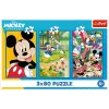 Trefl Puzzle - 3x80 - Mickey Mouse Team Trefl 34887