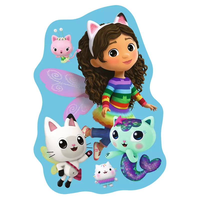 TREFL Puzzle - 50-osaline puidust kontuurpuzzle - Gabby's Dollhouse Trefl 20260
