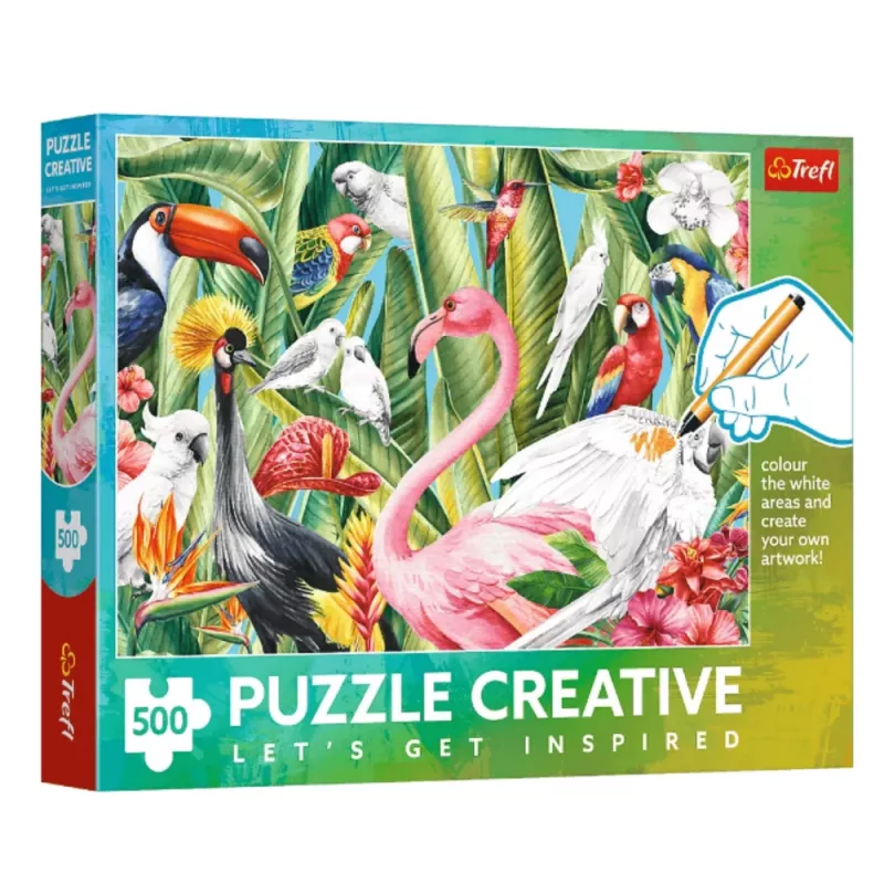 TREFL Pusle - 500 - Paradise Birds - Trefl 37564