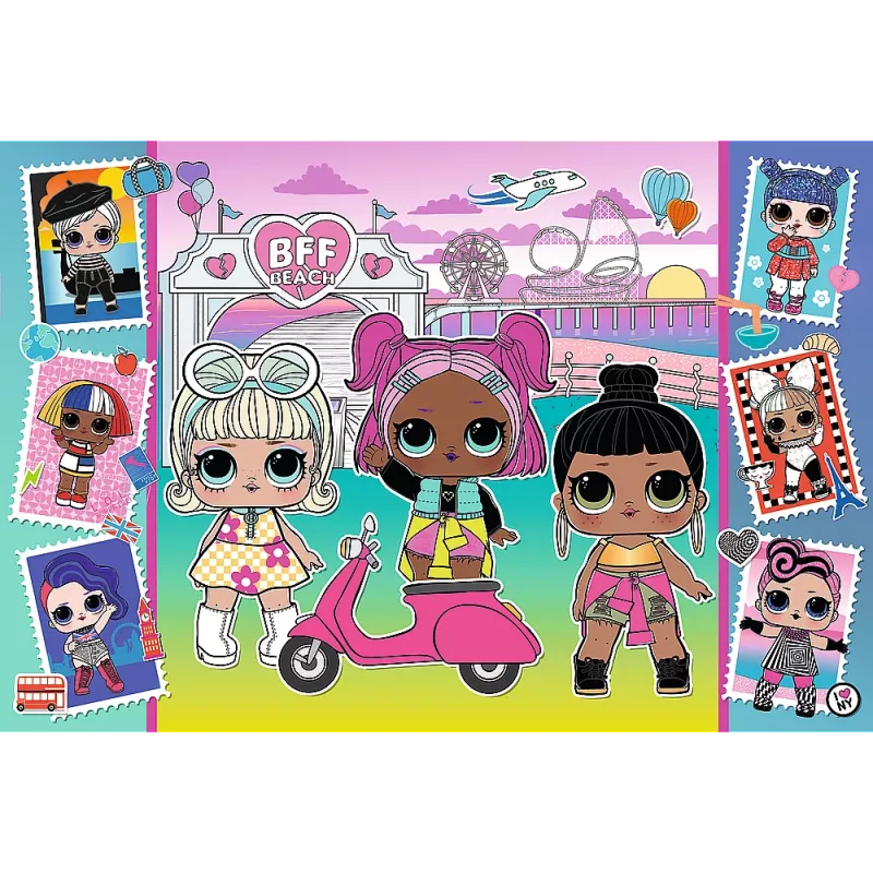TREFL PUZZLE Pusle - 100 - LOL Dolls Photos Trefl 16443