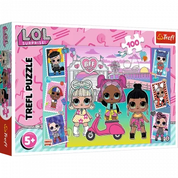 TREFL PUZZLE Pusle - 100 - LOL Dolls Photos Trefl 16443