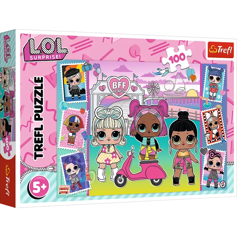 TREFL PUZZLE Pusle - 100 - LOL Dolls Photos Trefl 16443