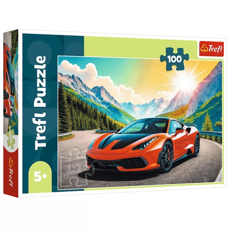 TREFL PUZZLE Pusle - 100 - Võidujooks ajaga Trefl 16490