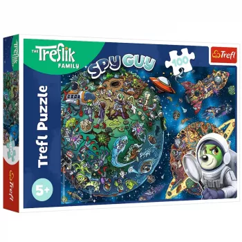 TREFL PUZZLE Pusle - 100 - Trefliki kosmoses Trefl 16496