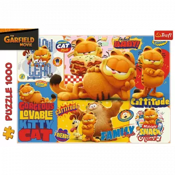 TREFL PUZZLE Pusle - 1000 - Garfieldi seiklused - Garfield Trefl 10935