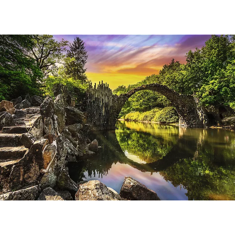 TREFL PUZZLE Puzzle – 1000 Premium Plus Rakotzbrücke in Kromlau, Saksamaa Trefl 10811