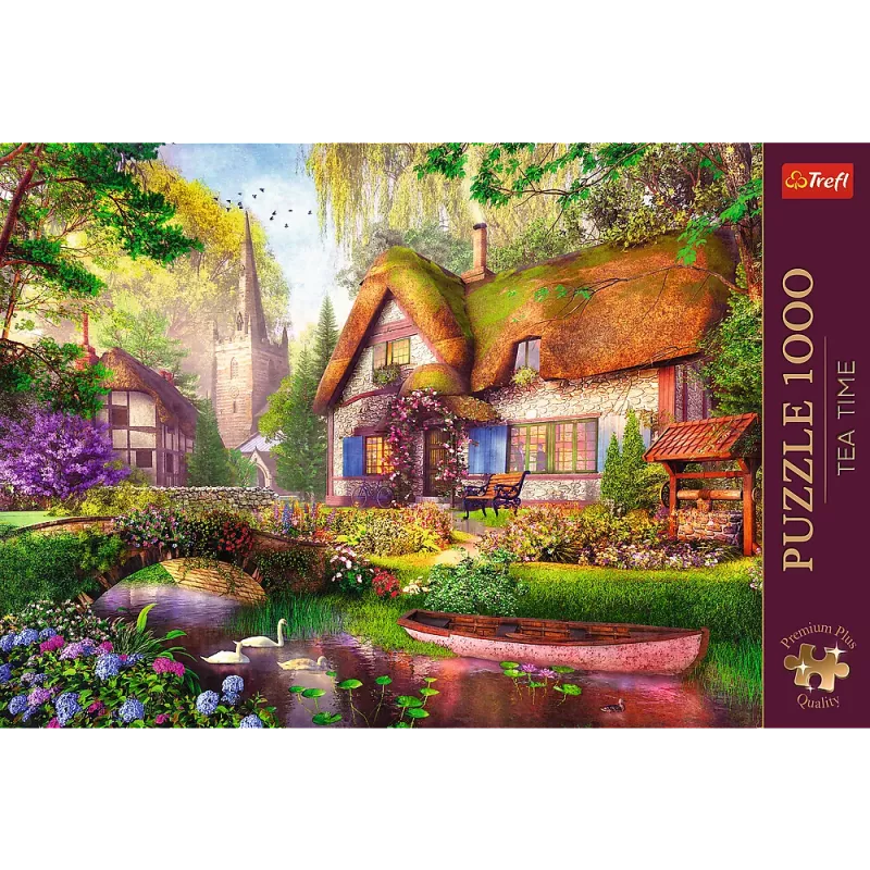 TREFL PUZZLE Puzzle - 1000 Premium Plus - Tea Time: A cottage in the forest Trefl 10804