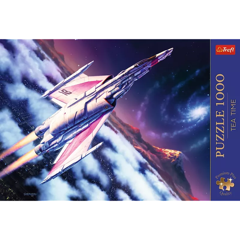 TREFL PUZZLE Pusle - 1000 Premium Plus - Tea Time: Space Flight Trefl 12075