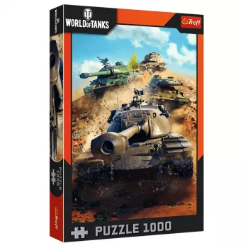 TREFL PUZZLE Pusle - 1000 - World of Tanks: Tanks in Battle Trefl 10943