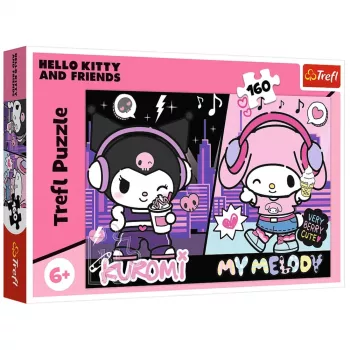 TREFL PUZZLE Pusle - 160 - Kuromi reeglid - Hello Kitty Trefl 15430