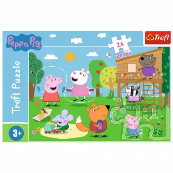 TREFL PUZZLE Pusle - 24 Maxi - Lõbus lagendikul - Peppa Pig 14342