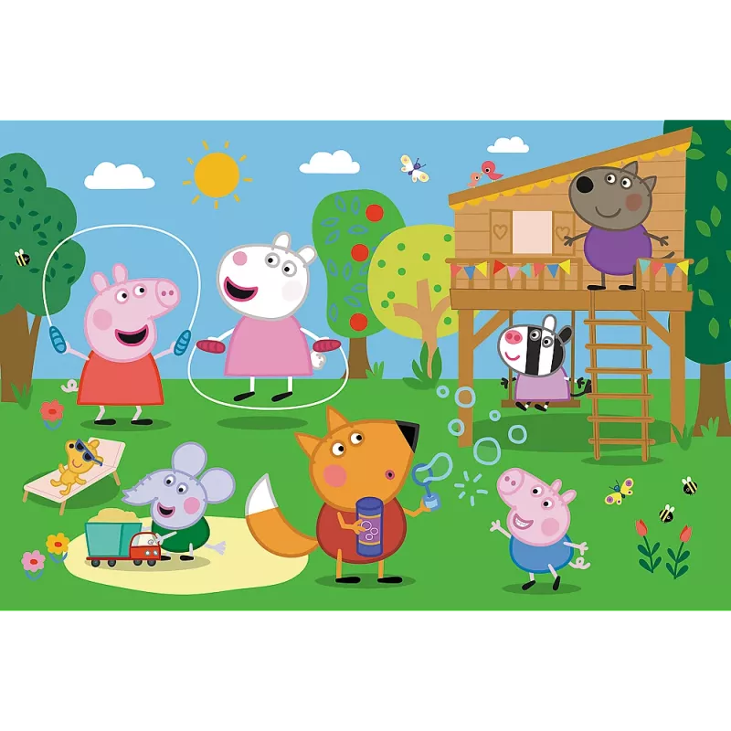 TREFL PUZZLE Pusle - 24 Maxi - Lõbus lagendikul - Peppa Pig 14342