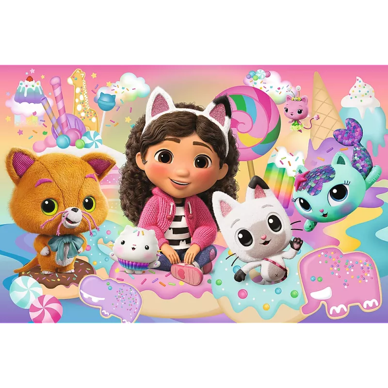 TREFL PUZZLE Pusle – 24 Maxi – Gabby's Cat World – Trefl 14381