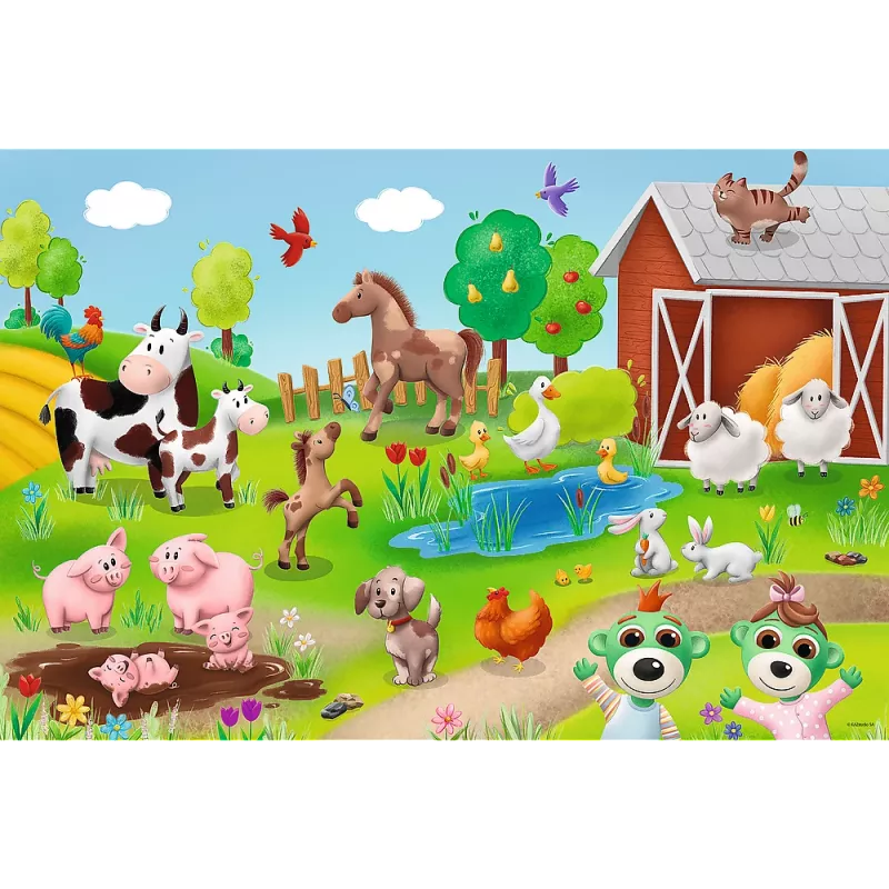 TREFL PUZZLE Puzzle 24 Maxi – Little Ones and Animals – Trefl 14372