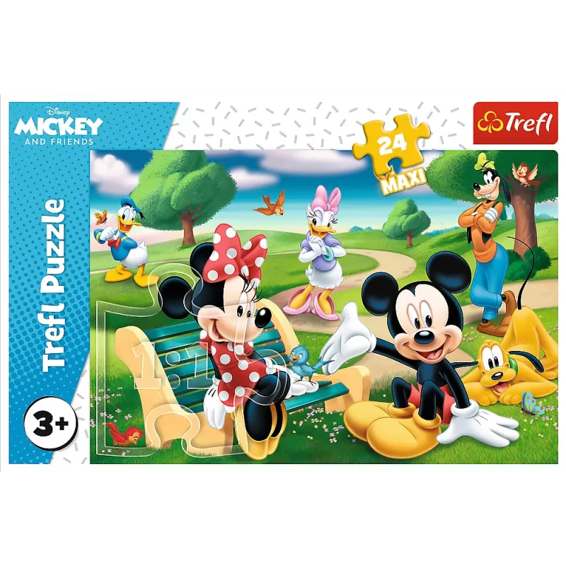 TREFL PUZZLE Puzzle - 24Maxi - Mickey Mouse with friends - Disney Standard Characters
