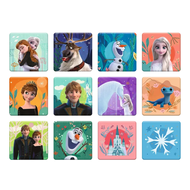 TREFL PUZZLE Pusle - 2in1 + Memos Printsessid oma maal - Disney Lõks 2 93335