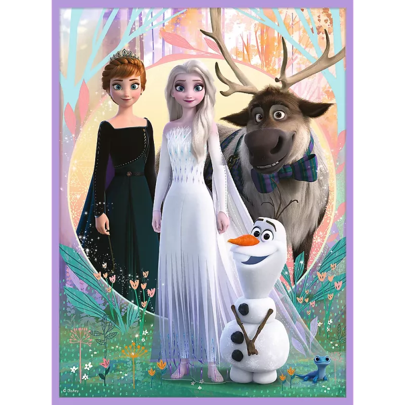 TREFL PUZZLE Pusle - 2in1 + Memos Printsessid oma maal - Disney Lõks 2 93335