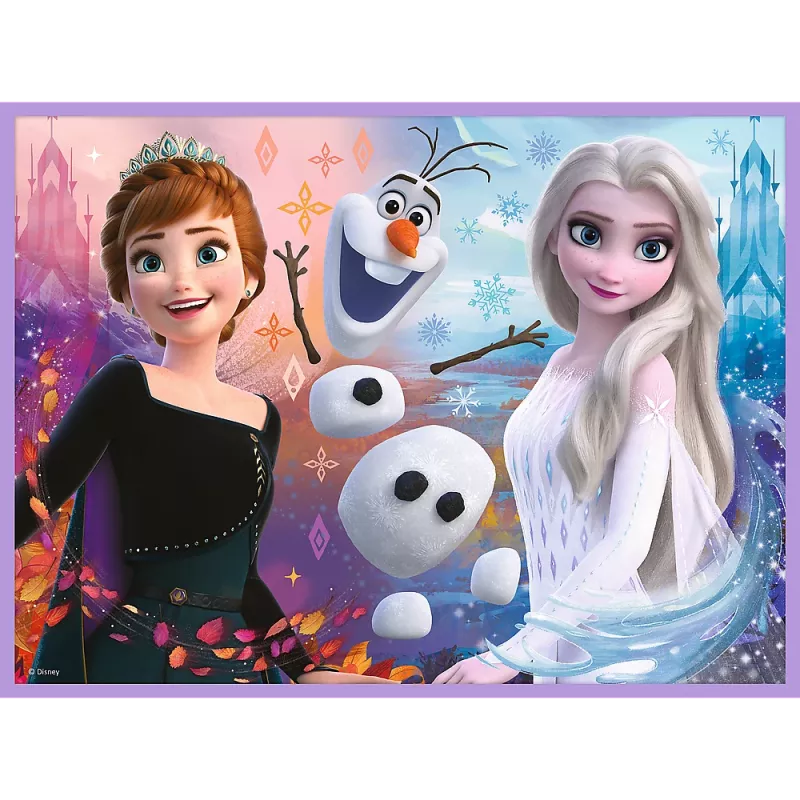 TREFL PUZZLE Pusle - 2in1 + Memos Printsessid oma maal - Disney Lõks 2 93335
