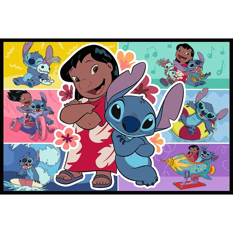 TREFL PUZZLE Pusle - 2x200 - Stitchi rõõmus elu - Disney Lilo ja Stitch 13334