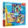 TREFL PUZZLE Pusle – 3-in-1 (20, 36, 50 tükki) – Mickey ja tema rõõmsameelne meeskond – Mickey Mouse ja sõbrad – Trefl 34894