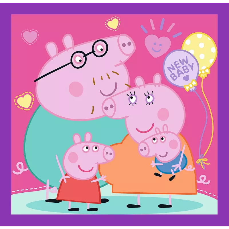 TREFL PUZZLE Puzzle - 3 in 1 - Peppa Sigade Harjumused Trefl 34893