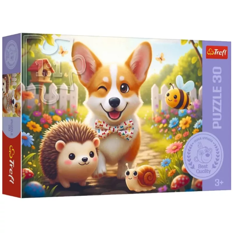 TREFL PUZZLE Puzzle - 30 – A Day with Corgi – Trefl 18347