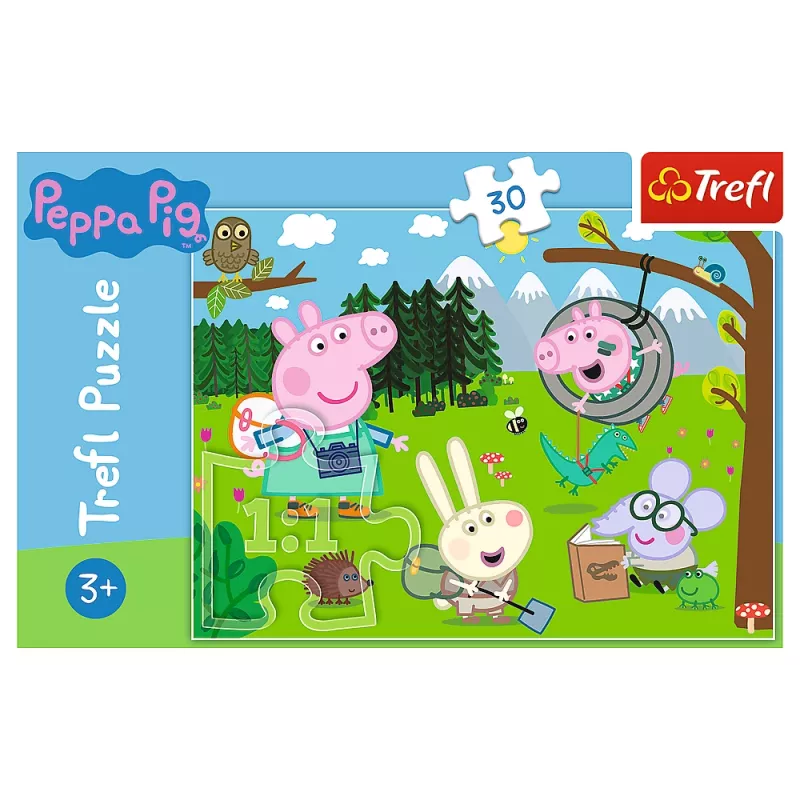 TREFL PUZZLE Pusle - 30 - Metsaekspeditsioon - Peppa Pig Trefl 18245