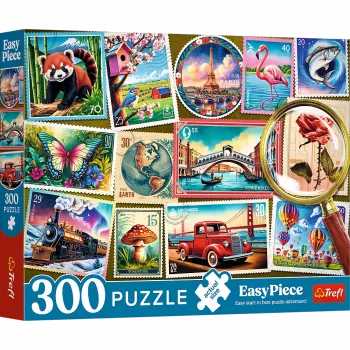 TREFL PUZZLE Pusle - 300 EasyPiece - Trefl Postage Stamps 23100