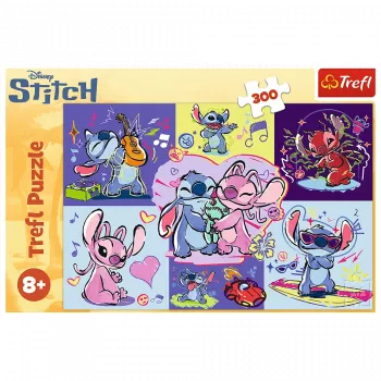 TREFL PUZZLE Pusle – 300 tükki – Spirited Stitch – Disney Lilo ja Stitch Trefl 23033