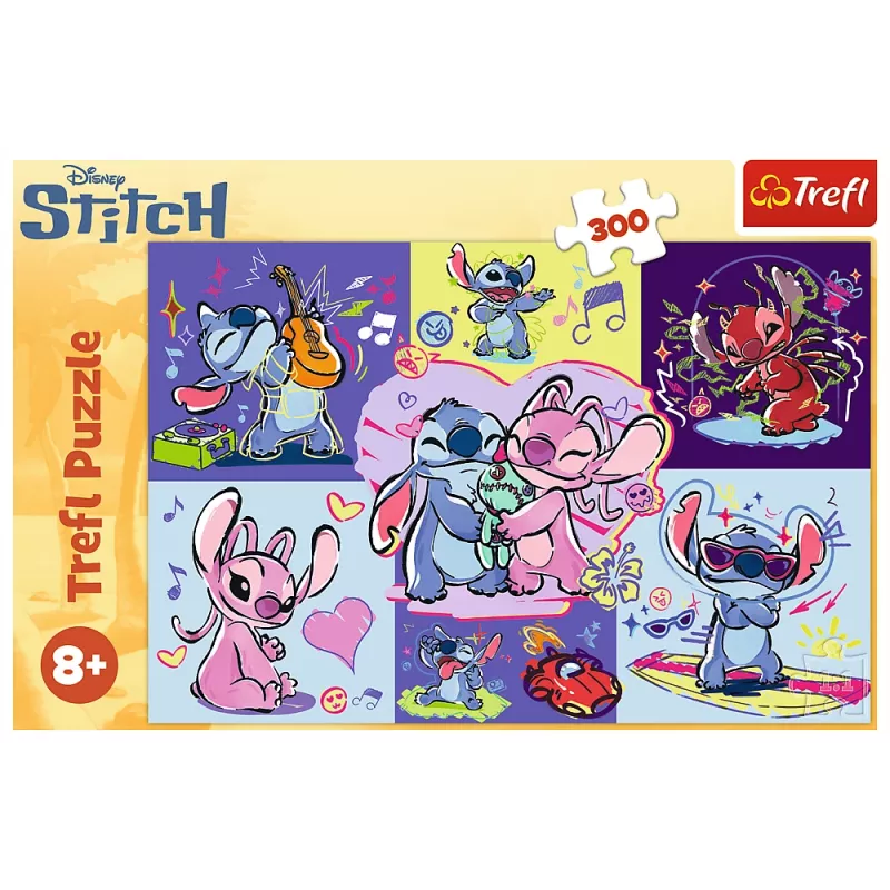 TREFL PUZZLE Pusle – 300 tükki – Spirited Stitch – Disney Lilo ja Stitch Trefl 23033