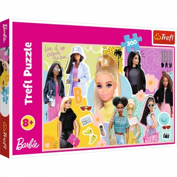 TREFL PUZZLE Pusle - 300 - Your Favorite Barbie - Mattel, Barbie 23025
