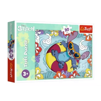 TREFL PUZZLE Pusle 30tk Lilo ja Stitch puhkusel Trefl 18305
