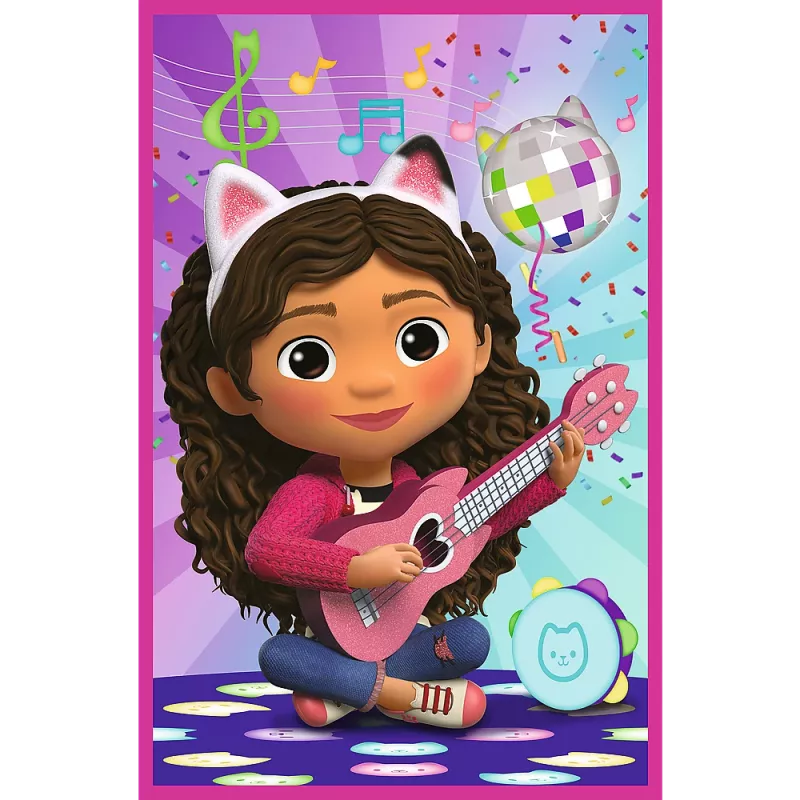 TREFL PUZZLE Puzzle 3x50 - Meet Gabby and the Gabbys Dollhouse Trefl 34876