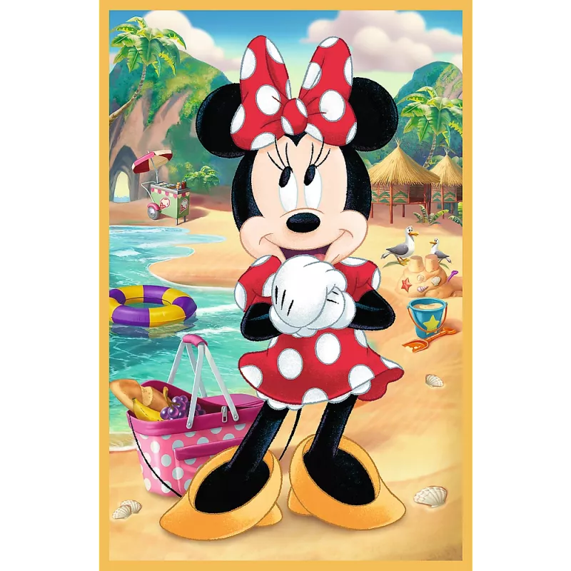 TREFL PUZZLE Puzzle - 3x50 - Mice on vacation Disney Trefl 34881