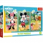 TREFL PUZZLE Puzzle - 3x50 - Mice on vacation Disney Trefl 34881