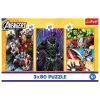 TREFL PUZZLE Pusle - 3x80 - Days full of action - Disney Marvel The Avengers Trefl 34883