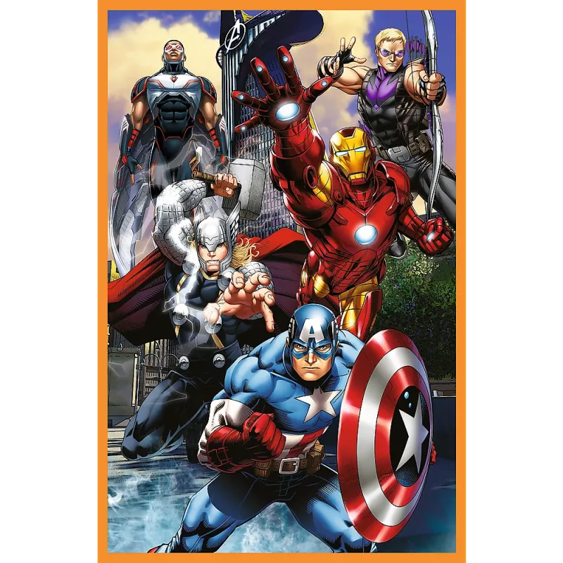 TREFL PUZZLE Pusle - 3x80 - Days full of action - Disney Marvel The Avengers Trefl 34883