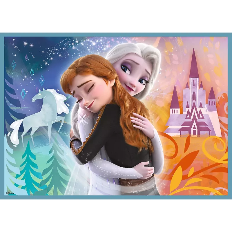 TREFL PUZZLE Pusle - 4in1 (12, 15, 20, 24) - The Amazing World of Frozen - Trefl 34381