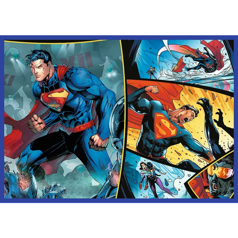 TREFL PUZZLE Pusle - 4x250 - Superman's Courage - Warner Superman Trefl 13340