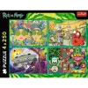 TREFL PUZZLE Pusle - 4x250 - The Crazy World of Rick and Morty - Warner Rick and Morty Trefl 13338