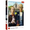 TREFL PUZZLE Pusle - 500 - American Gothic: Dog Edition Trefl 37526