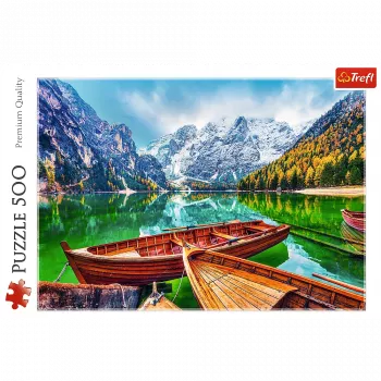 TREFL PUZZLE Puzzle – 500 – Lake Braies, Itaalia Trefl 37486