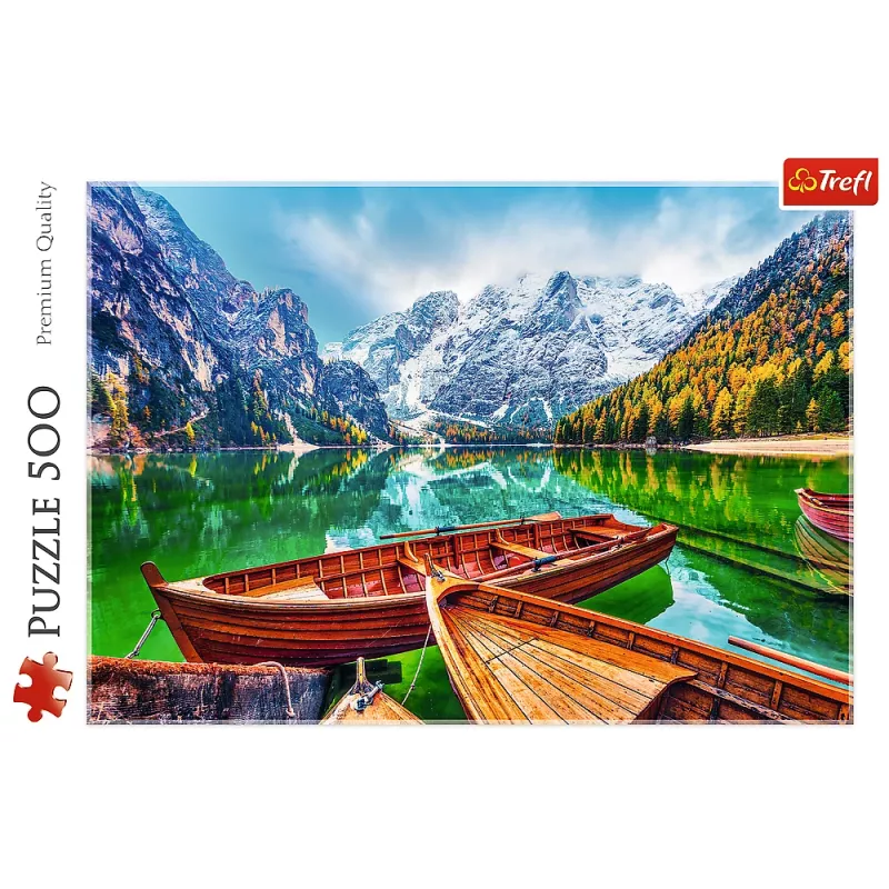 TREFL PUZZLE Puzzle – 500 – Lake Braies, Itaalia Trefl 37486
