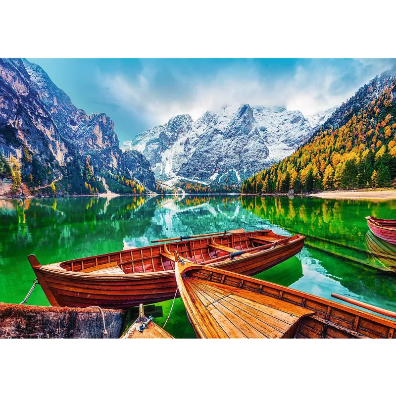 TREFL PUZZLE Puzzle – 500 – Lake Braies, Itaalia Trefl 37486