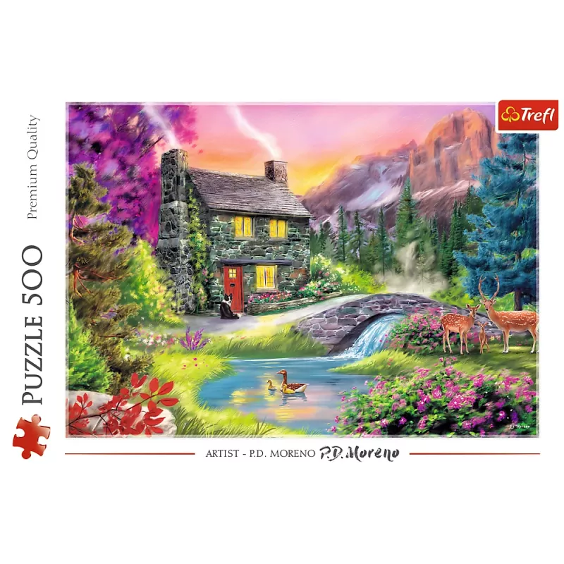 TREFL PUZZLE Pusle – 500 tk – Mäeidüll Trefl 37325