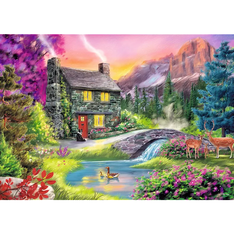 TREFL PUZZLE Pusle – 500 tk – Mäeidüll Trefl 37325